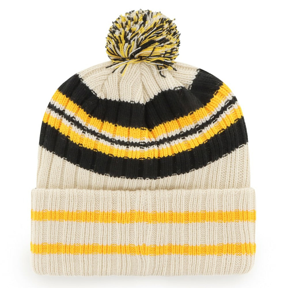 Pittsburgh Pirates '47 Home Patch Cuffed Knit Hat with Pom | MLB On Sale