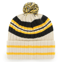 Pittsburgh Pirates '47 Home Patch Cuffed Knit Hat with Pom | MLB On Sale