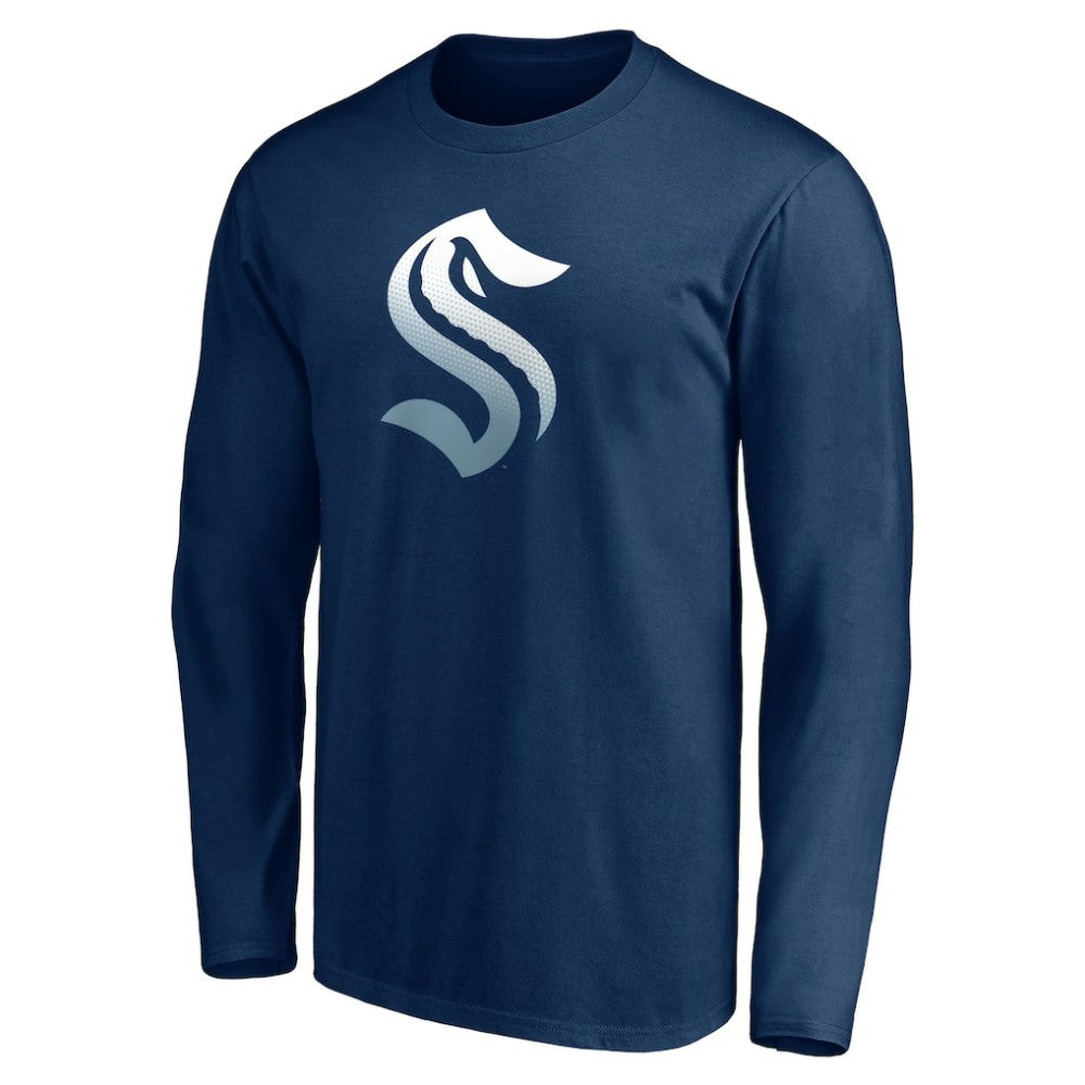 Seattle Kraken Gradient Logo Long Sleeve T-Shirt For Sale
