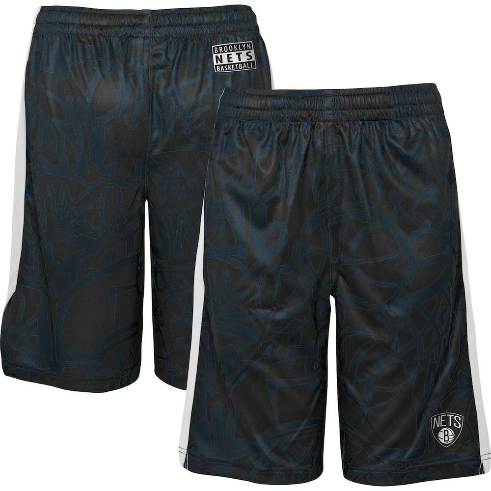 Brooklyn Nets Youth Scribble Dribble Baller Shorts For Sale