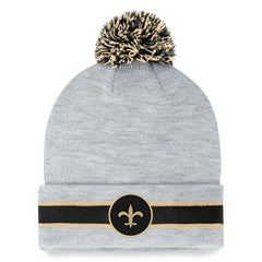 New Orleans Saints Fanatics Cuffed Knit Hat with Pom