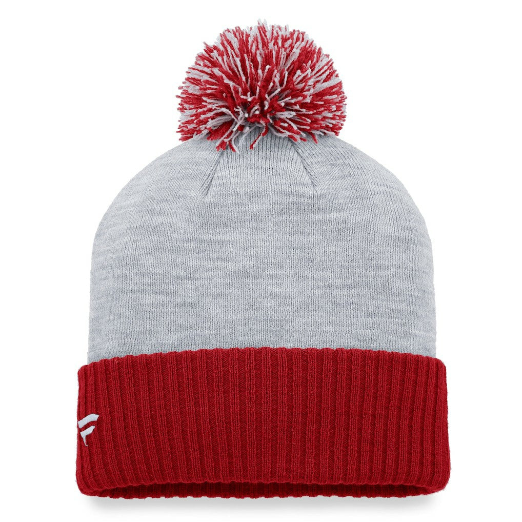 Arizona Cardinals Fanatics Women's Ash Cuffed Knit Hat with Pom