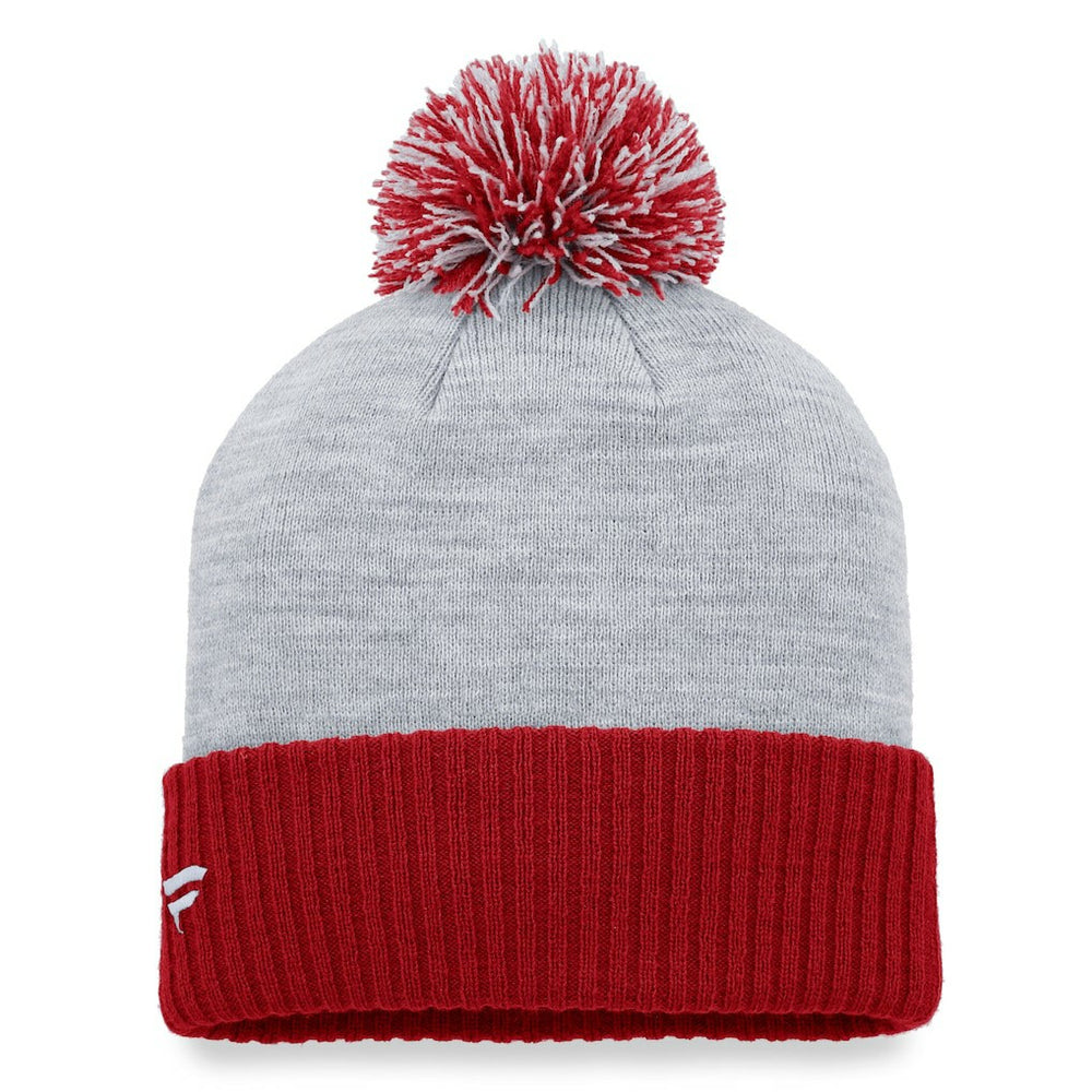 Arizona Cardinals Fanatics Women's Ash Cuffed Knit Hat with Pom