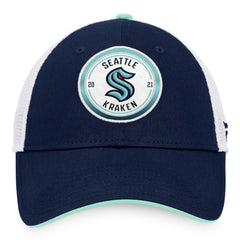 Seattle Kraken Fanatics Iconic Gradient Trucker Snapback Hat Sale