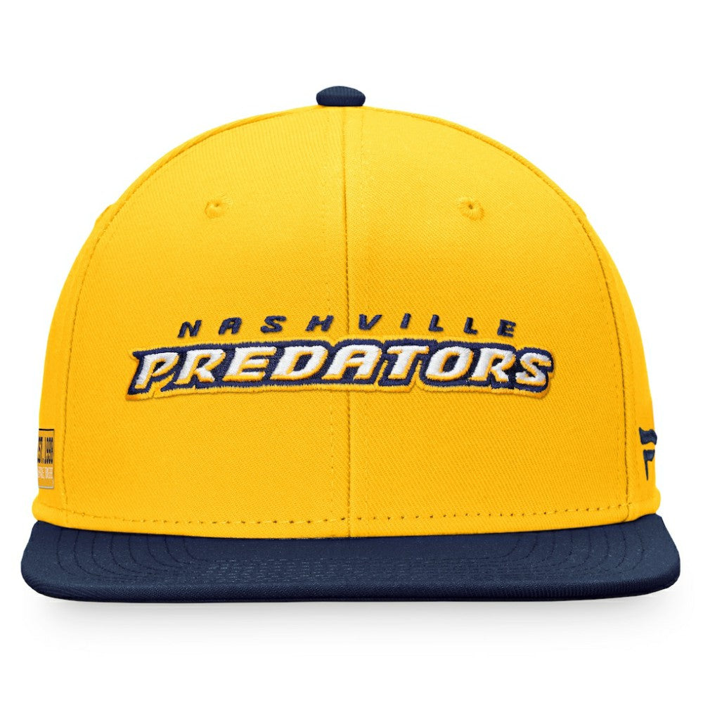 Nashville Predators Fanatics Iconic Color Blocked Snapback Hat On Sale