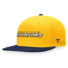 Nashville Predators Fanatics Iconic Color Blocked Snapback Hat On Sale