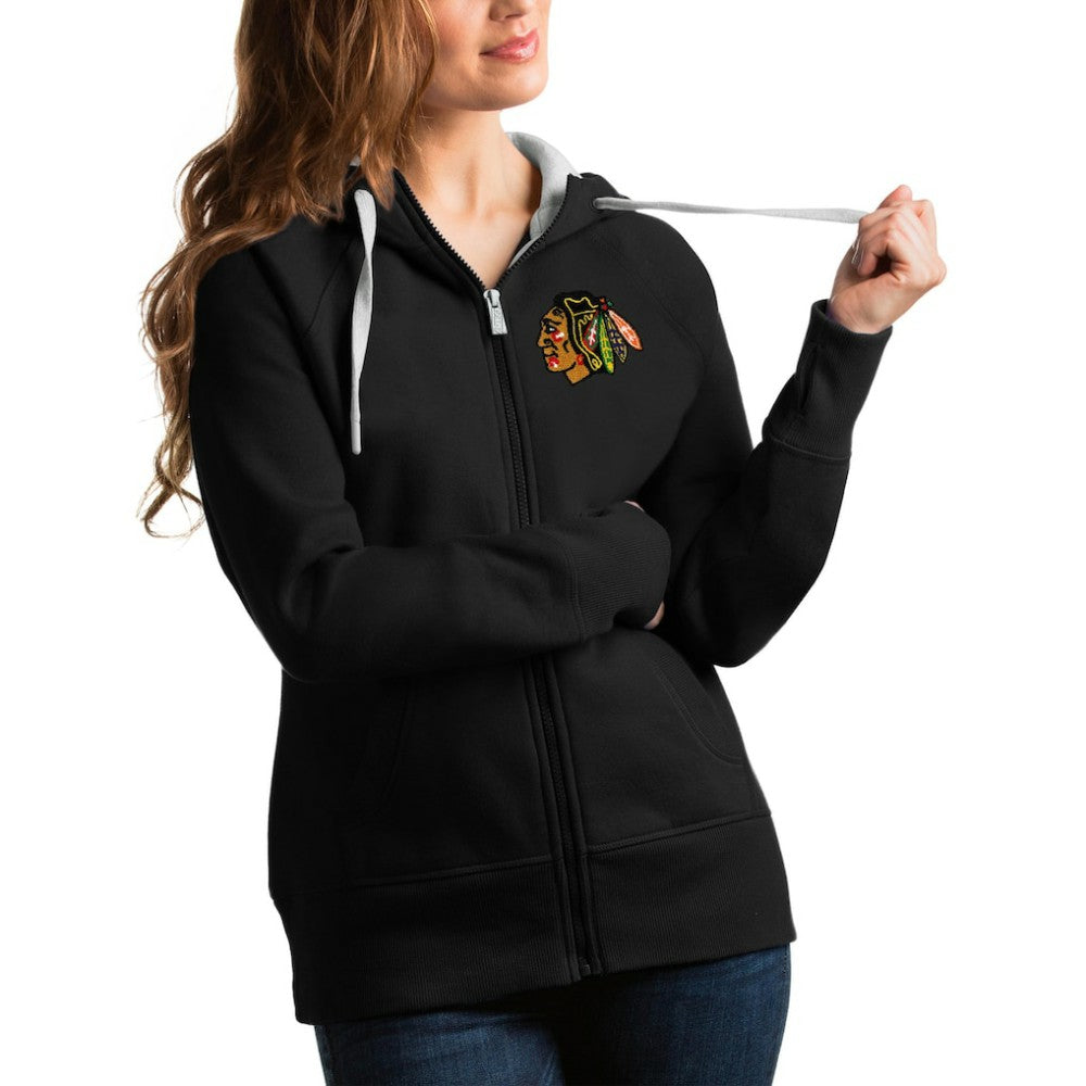 Chicago Blackhawks Antigua Women's Team Victory Full-Zip Hoodie Online