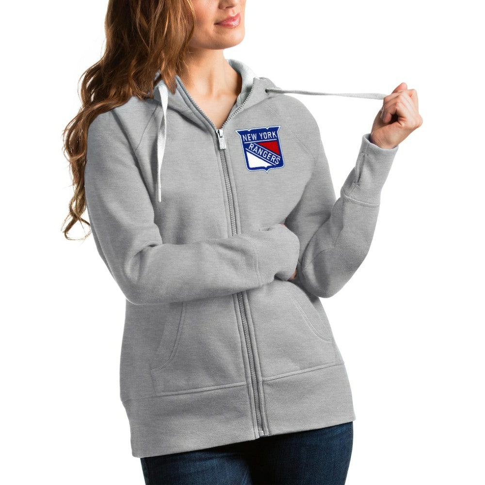New York Rangers Antigua Women's Victory Full-Zip Hoodie Discount