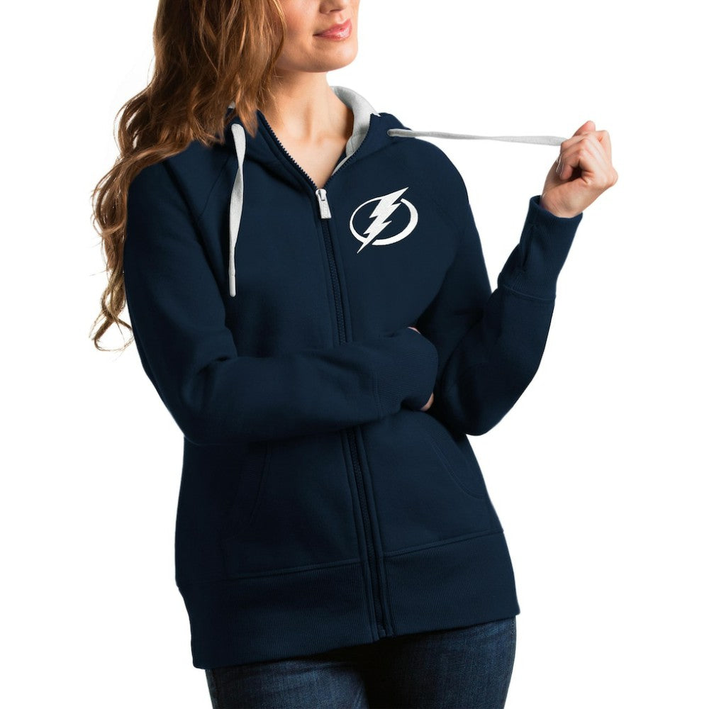 Tampa Bay Lightning Antigua Women's Victory Full-Zip Hoodie Online