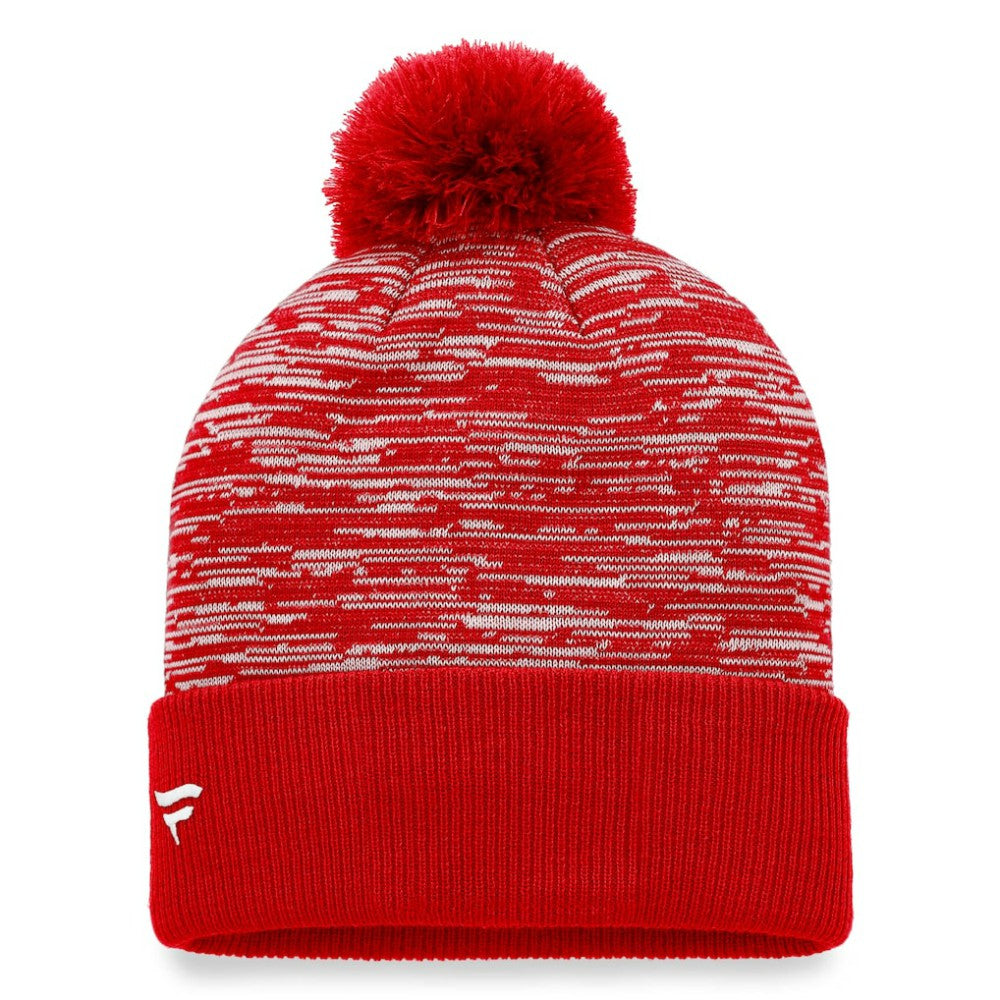 Chicago Blackhawks Fanatics Defender Cuffed Knit Hat with Pom Sale
