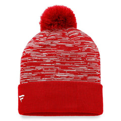 Chicago Blackhawks Fanatics Defender Cuffed Knit Hat with Pom Sale