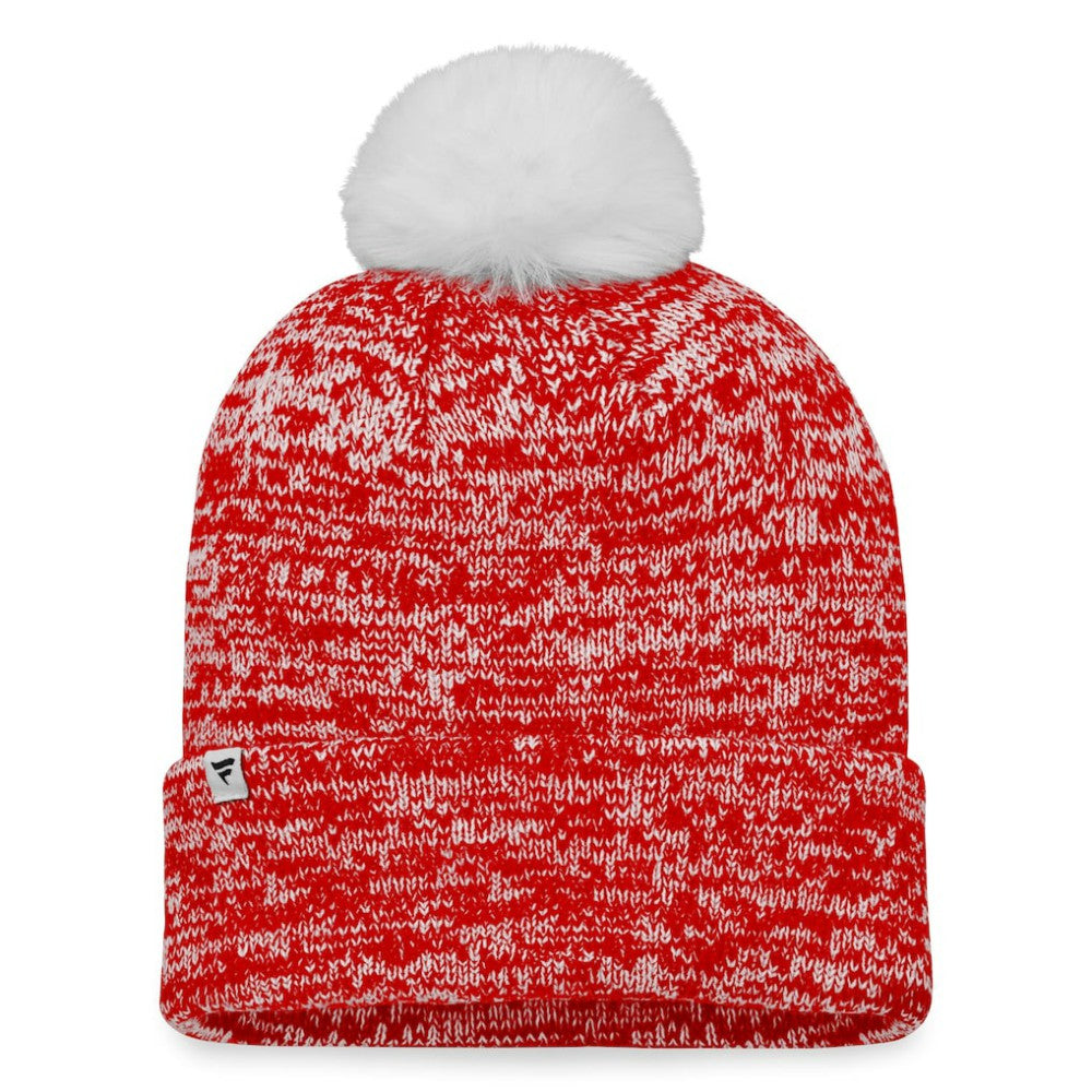 Chicago Blackhawks Fanatics Women's Glimmer Cuffed Knit Hat with Pom Sale