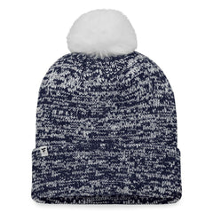 Seattle Kraken Fanatics Women's Glimmer Cuffed Knit Hat with Pom For Sale