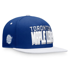 Toronto Maple Leafs Fanatics Heritage Retro Two-Tone Snapback Hat Outlet