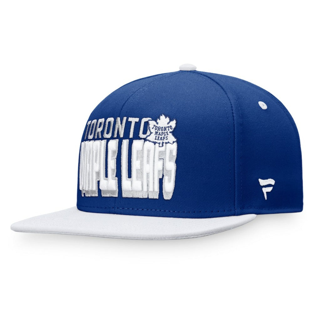 Toronto Maple Leafs Fanatics Heritage Retro Two-Tone Snapback Hat Outlet
