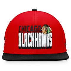 Chicago Blackhawks Fanatics Heritage Retro Two-Tone Snapback Hat On Sale