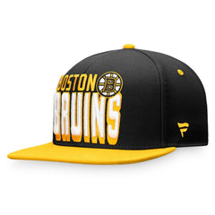 Boston Bruins Fanatics Heritage Retro Two-Tone Snapback Hat Discount