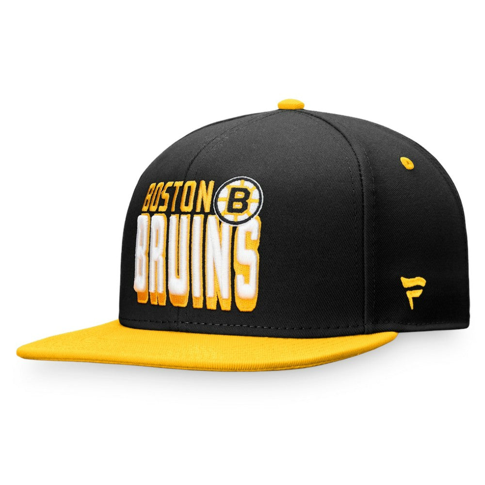 Boston Bruins Fanatics Heritage Retro Two-Tone Snapback Hat On Sale