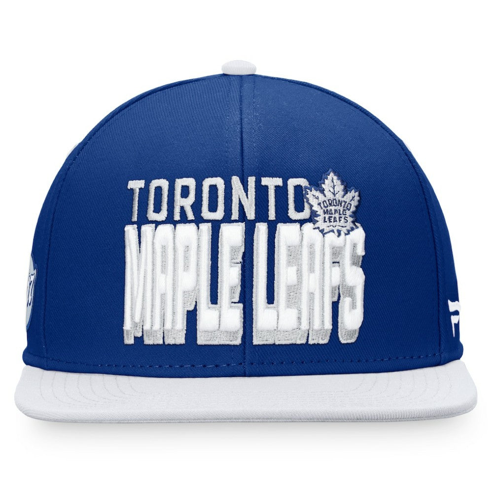 Toronto Maple Leafs Fanatics Heritage Retro Two-Tone Snapback Hat On Sale