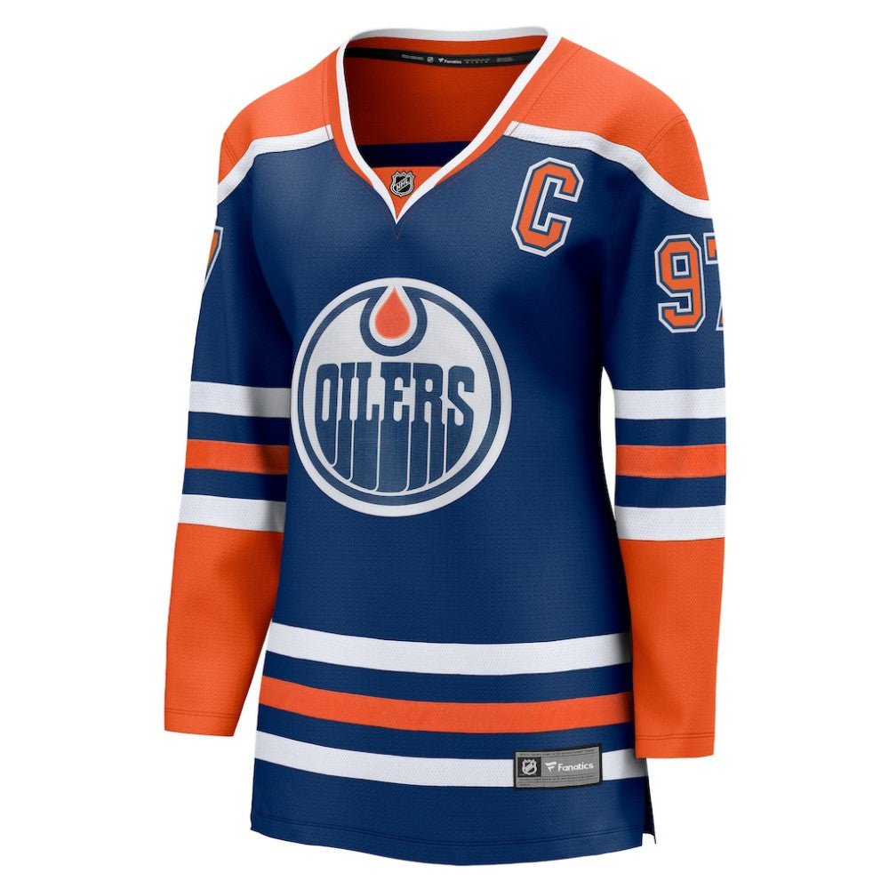 Connor McDavid Edmonton Oilers Fanatics Women's Home Breakaway Jersey On Sale