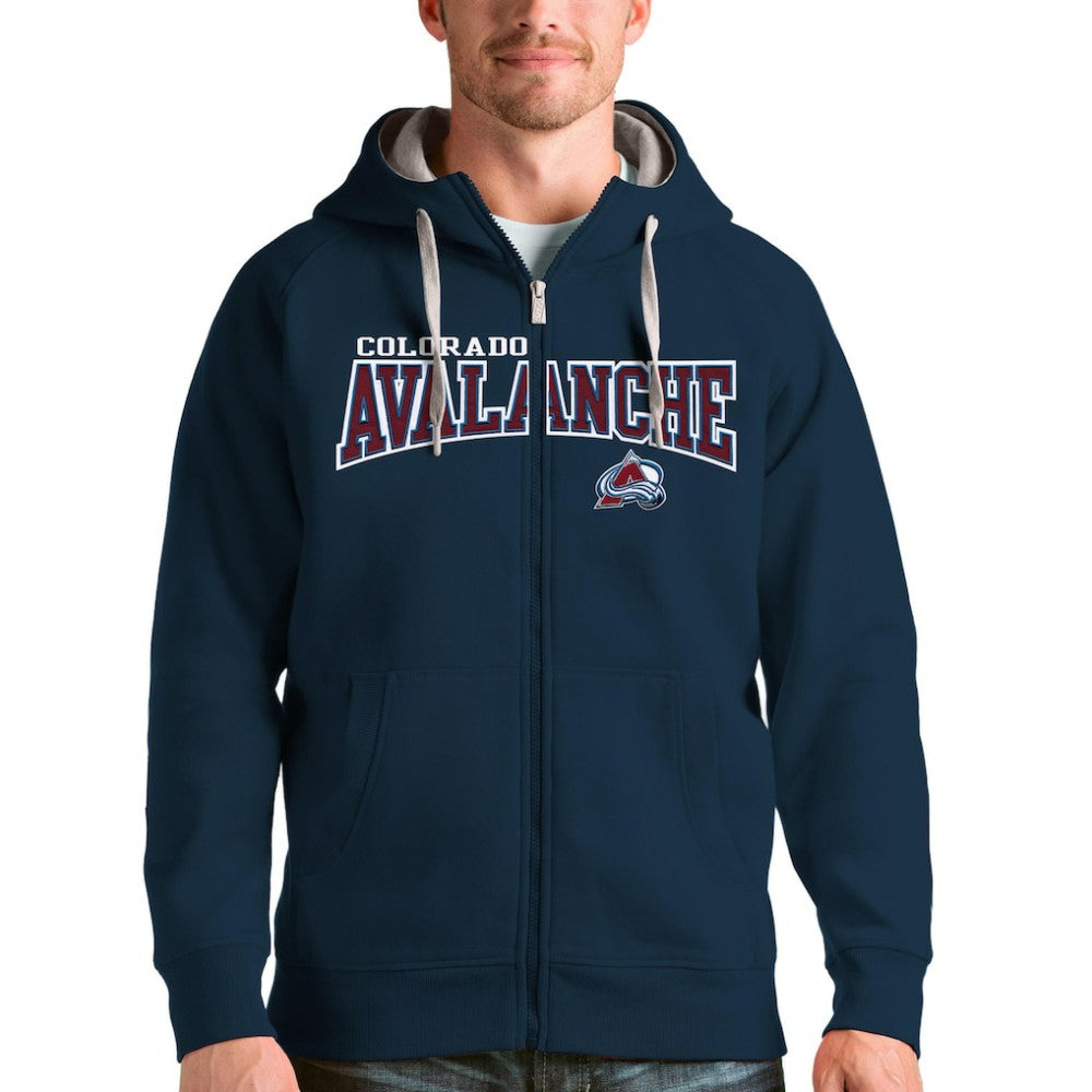 Colorado Avalanche Antigua Wordmark Victory Full-Zip Hoodie Online