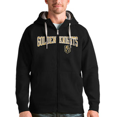 Vegas Golden Knights Antigua Wordmark Victory Full-Zip Hoodie Online