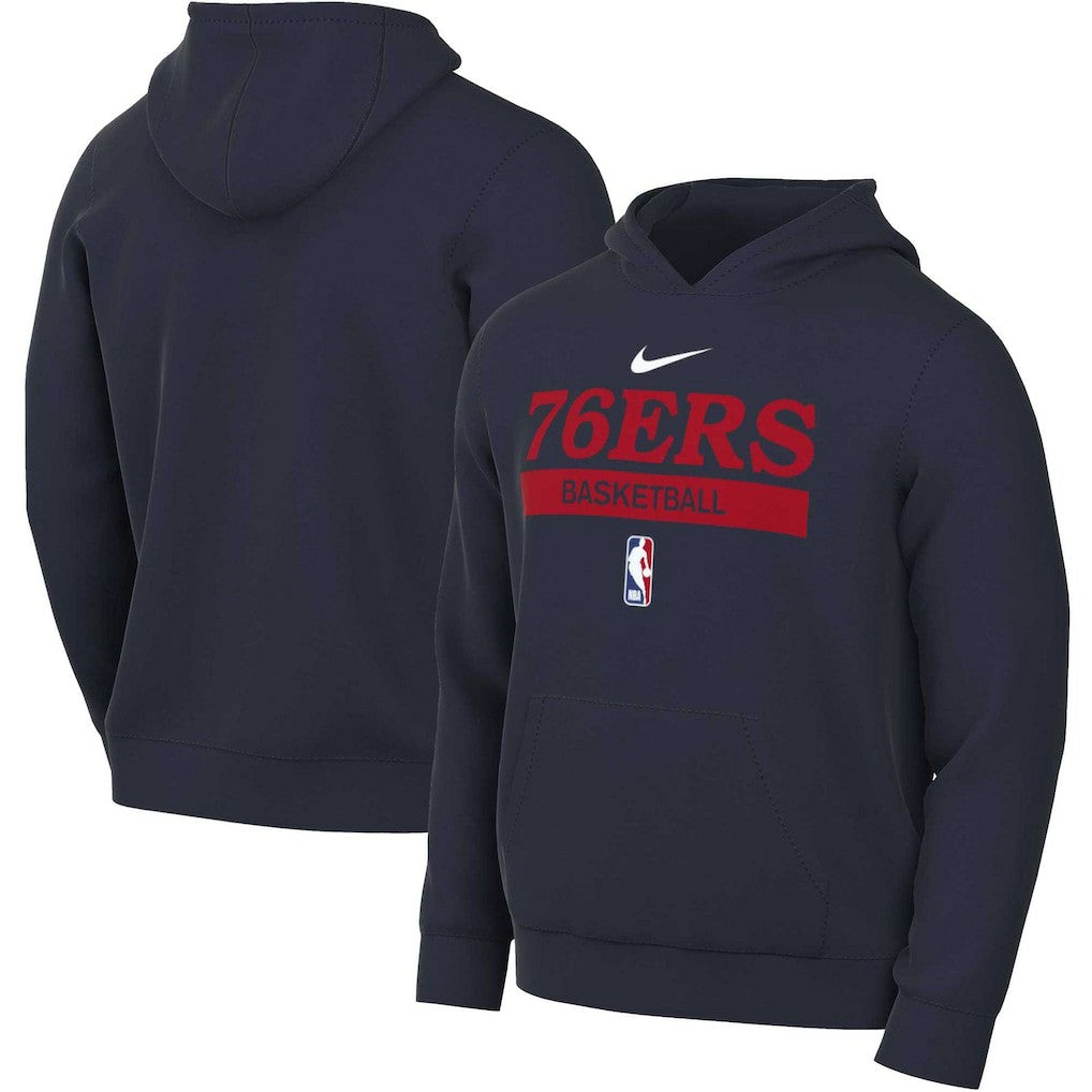 Philadelphia 76ers 2022/23 Spotlight On-Court Practice Performance Pullover Hoodie On Sale