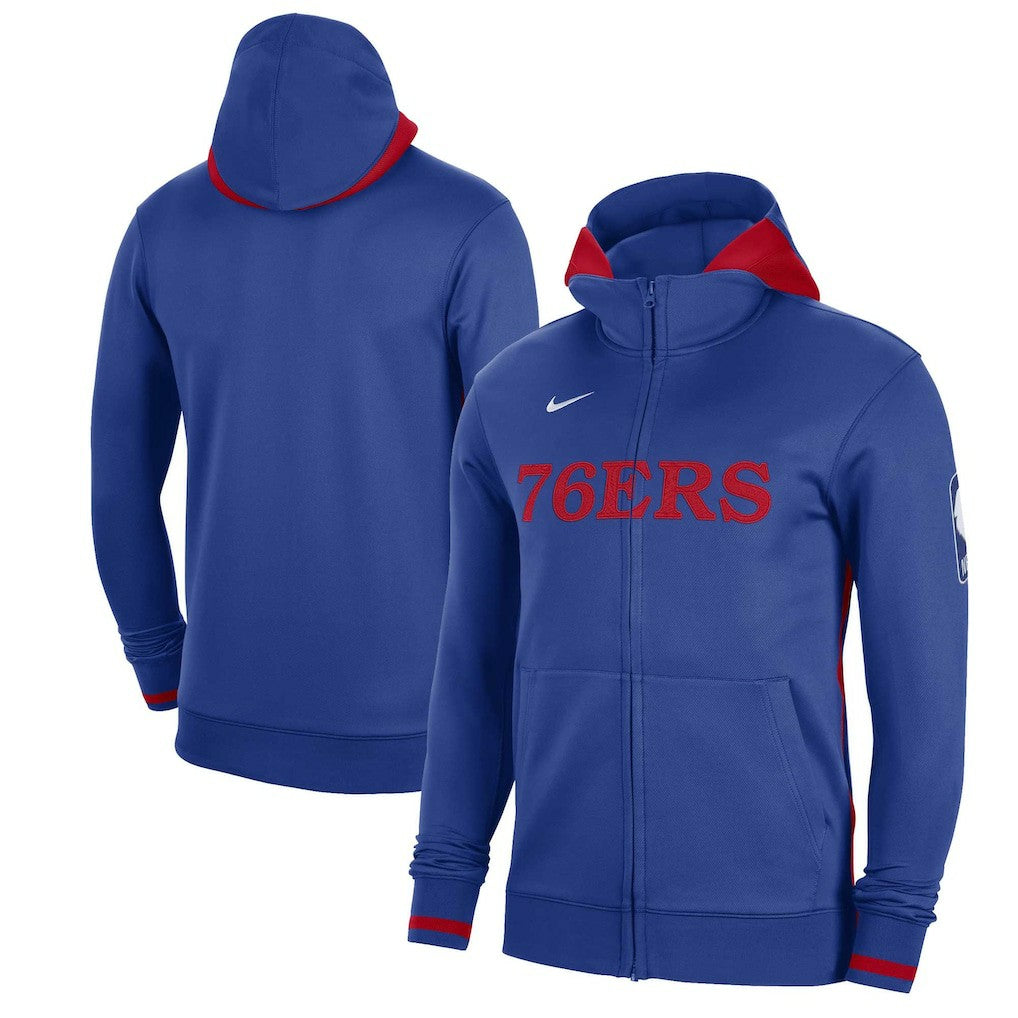 Philadelphia 76ers Authentic Showtime Performance Full-Zip Hoodie Online