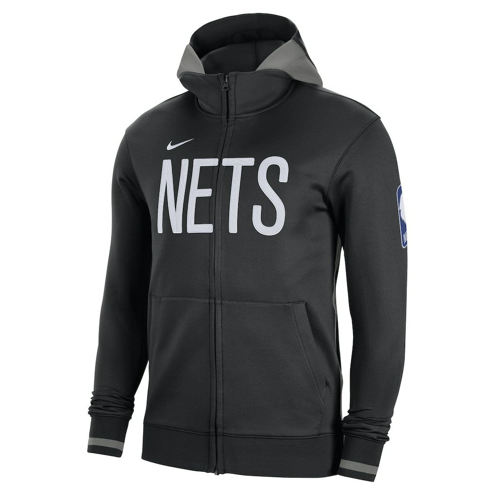 Brooklyn Nets Authentic Showtime Performance Full-Zip Hoodie On Sale