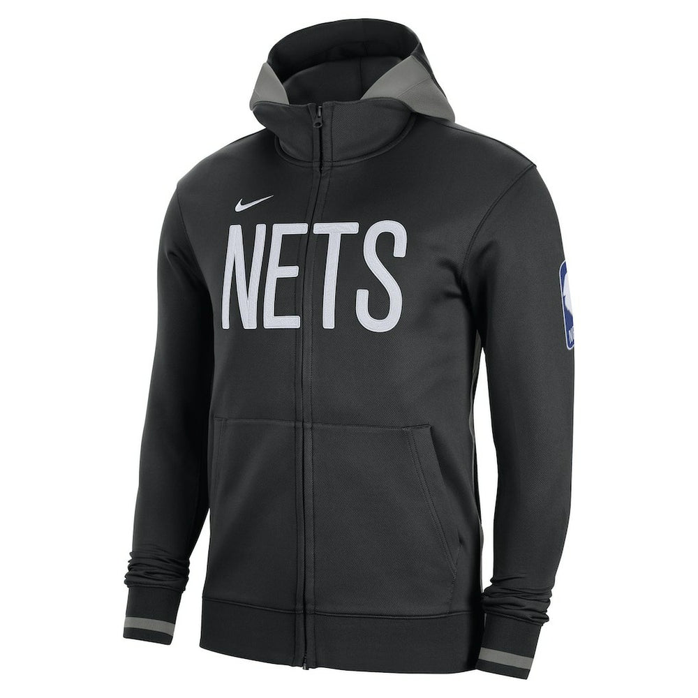 Brooklyn Nets Authentic Showtime Performance Full-Zip Hoodie On Sale