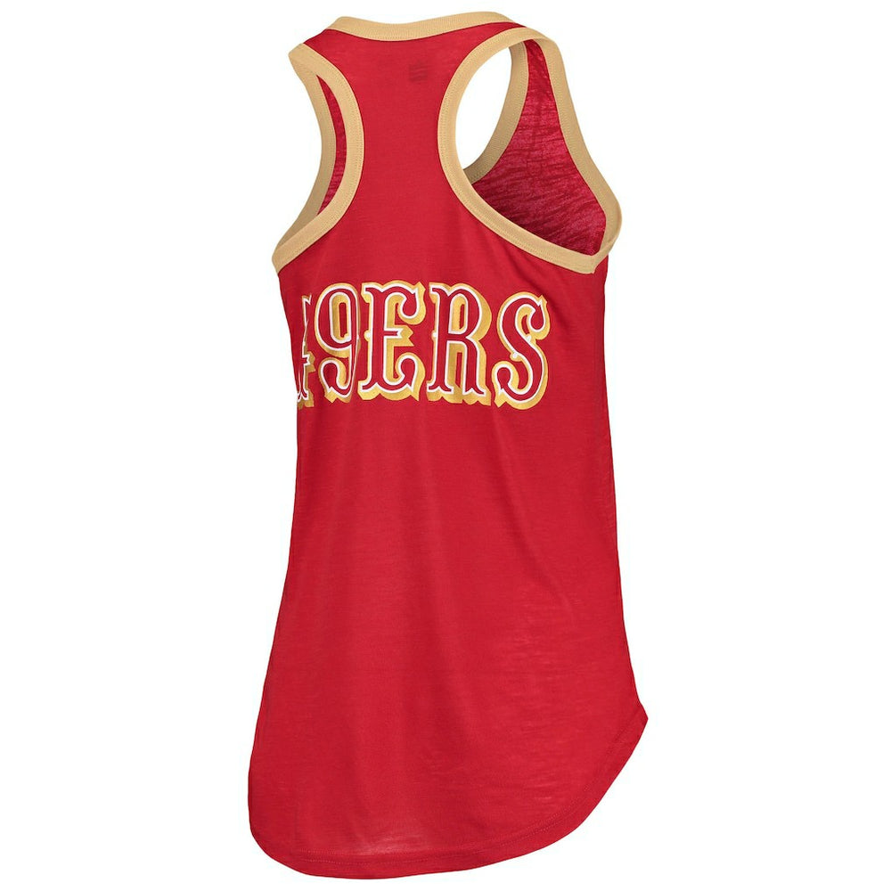 San Francisco 49ers  G-III 4Her by Carl Banks Women's Tater Burnout Tank Top