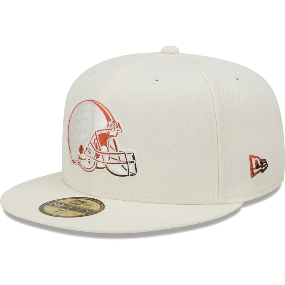 Cleveland Browns New Era Chrome Color Dim 59FIFTY Fitted Hat