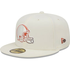 Cleveland Browns New Era Chrome Color Dim 59FIFTY Fitted Hat