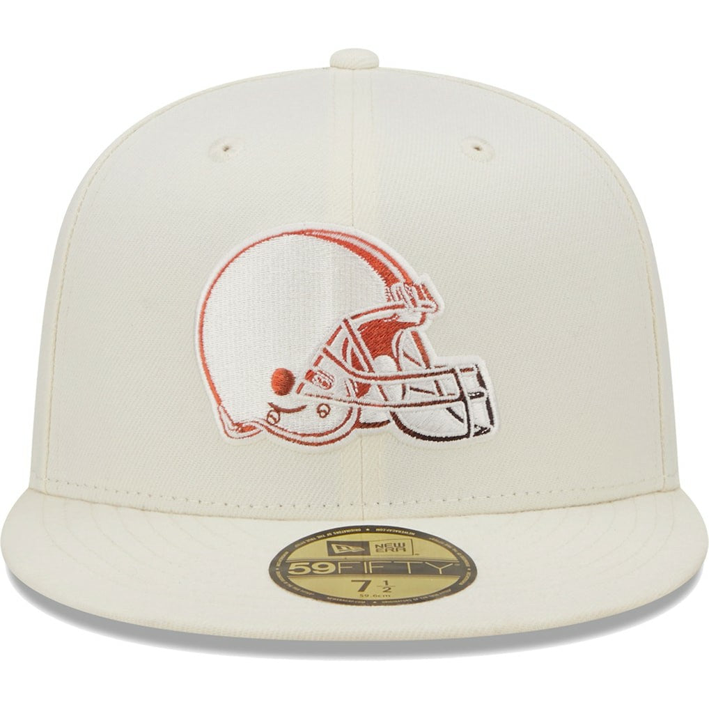 Cleveland Browns New Era Chrome Color Dim 59FIFTY Fitted Hat