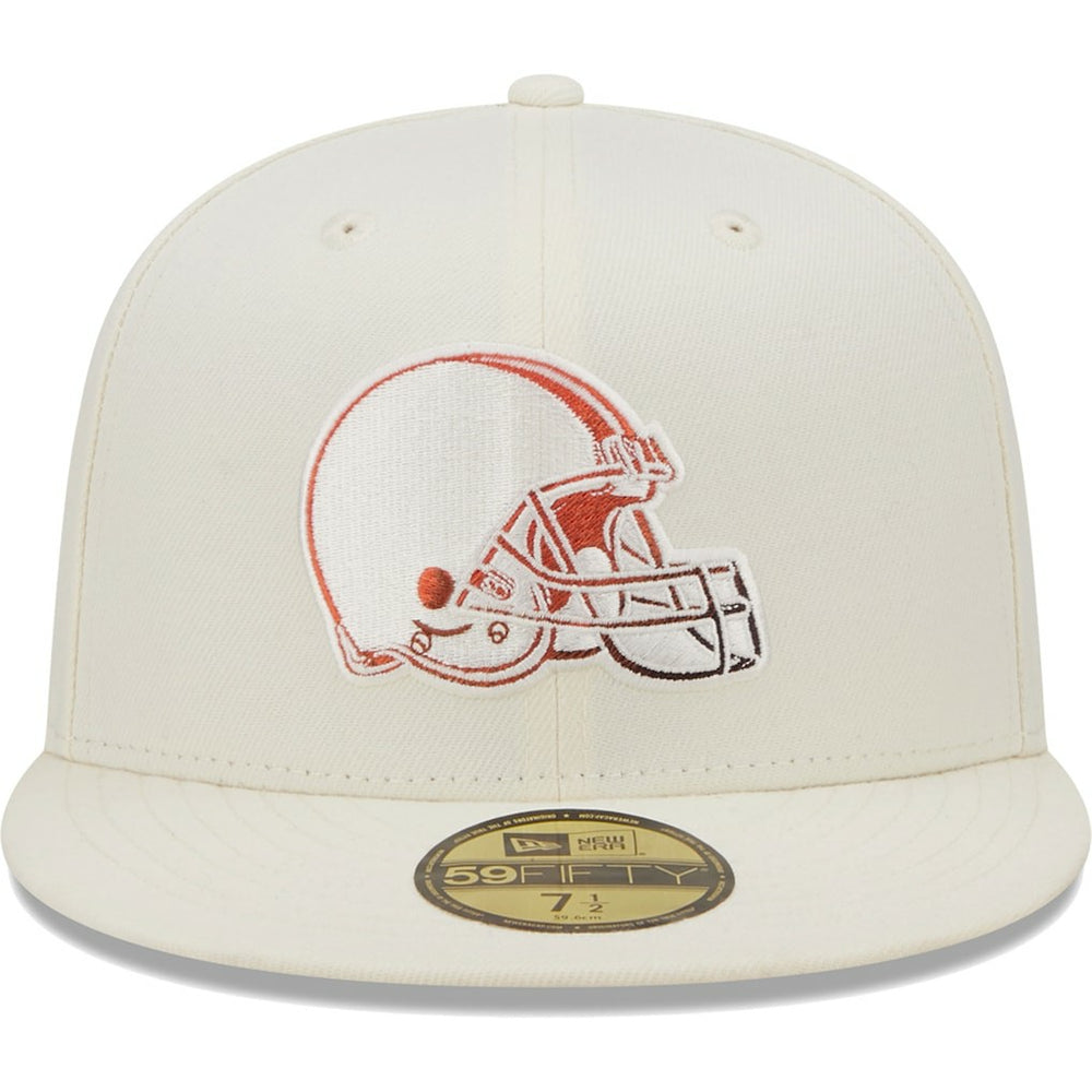 Cleveland Browns New Era Chrome Color Dim 59FIFTY Fitted Hat
