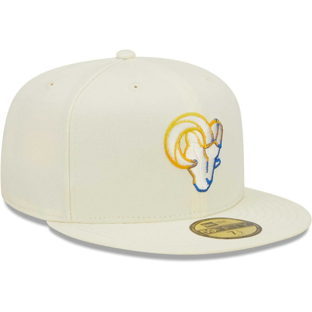 Los Angeles Rams New Era Chrome Color Dim 59FIFTY Fitted Hat