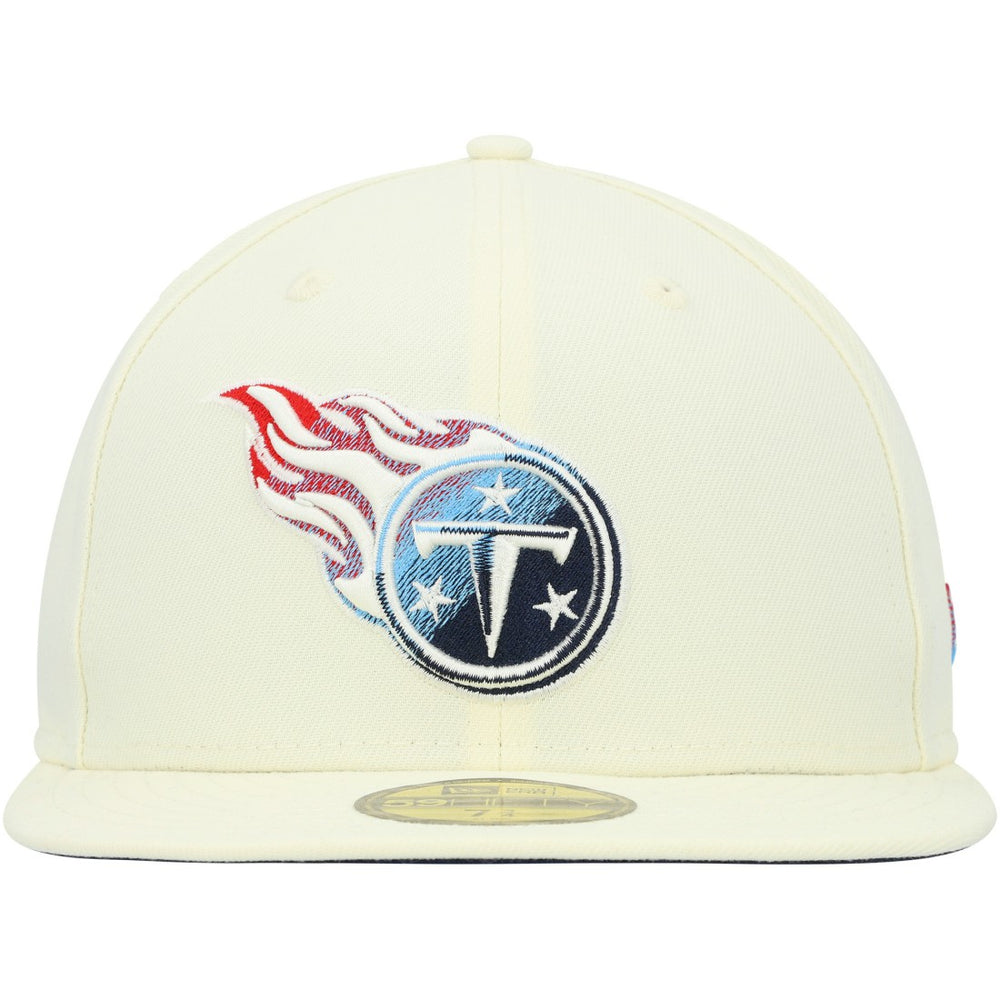 Tennessee Titans New Era Chrome Color Dim 59FIFTY Fitted Hat