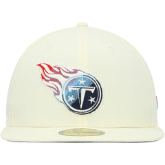 Tennessee Titans New Era Chrome Color Dim 59FIFTY Fitted Hat