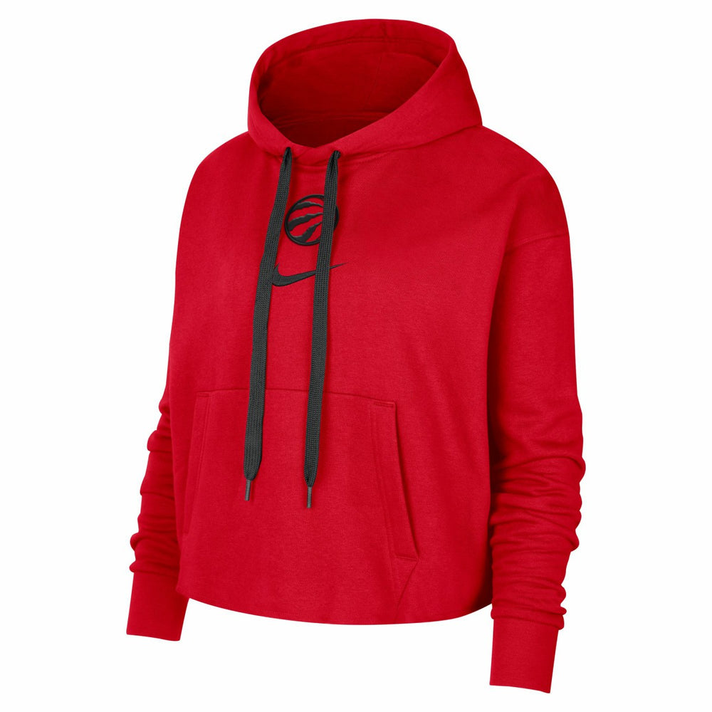 Toronto Raptors Women's Courtside Cropped Pullover Hoodie Discount