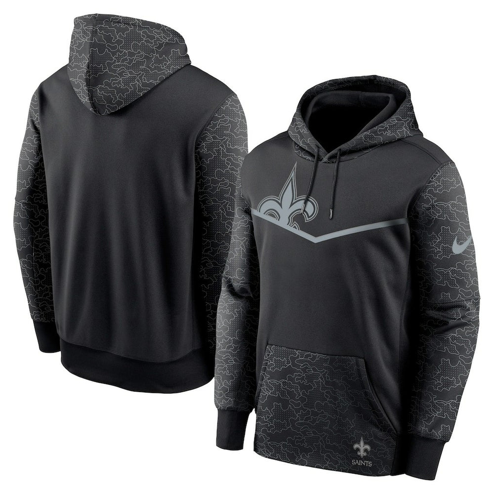New Orleans Saints Nike RFLCTV Chevron Pullover Hoodie