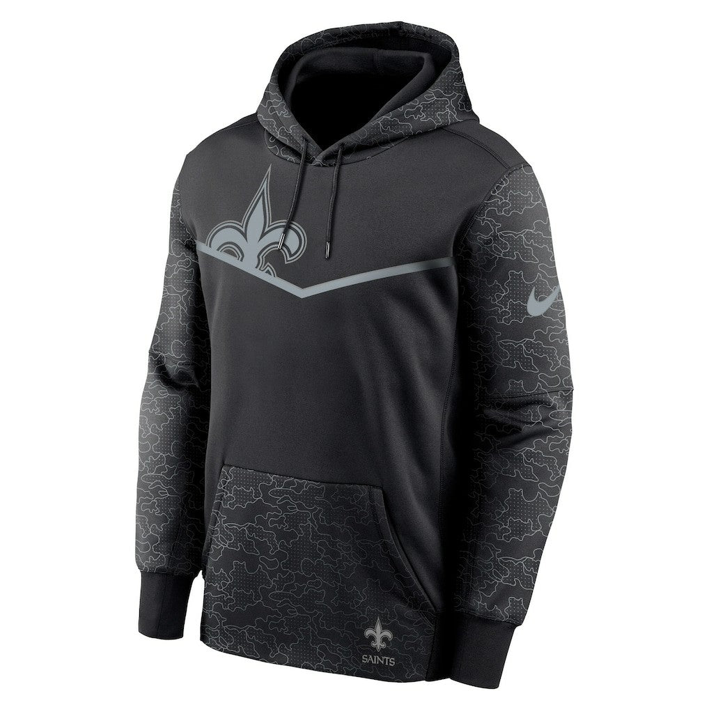 New Orleans Saints Nike RFLCTV Chevron Pullover Hoodie