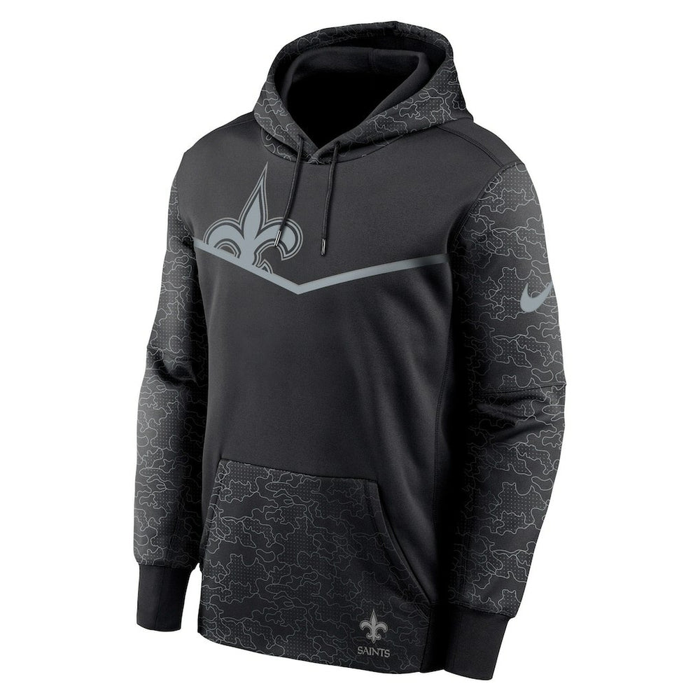 New Orleans Saints Nike RFLCTV Chevron Pullover Hoodie