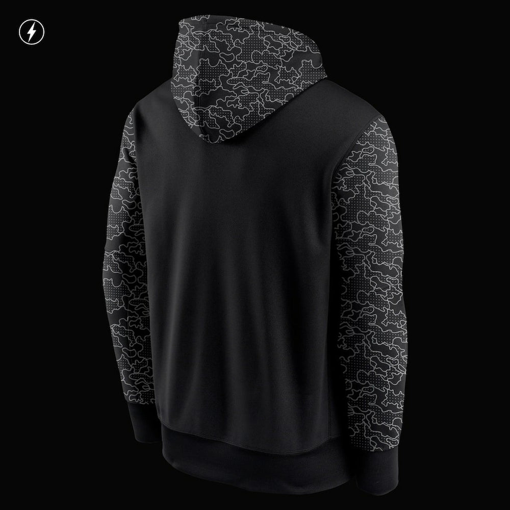 New Orleans Saints Nike RFLCTV Chevron Pullover Hoodie