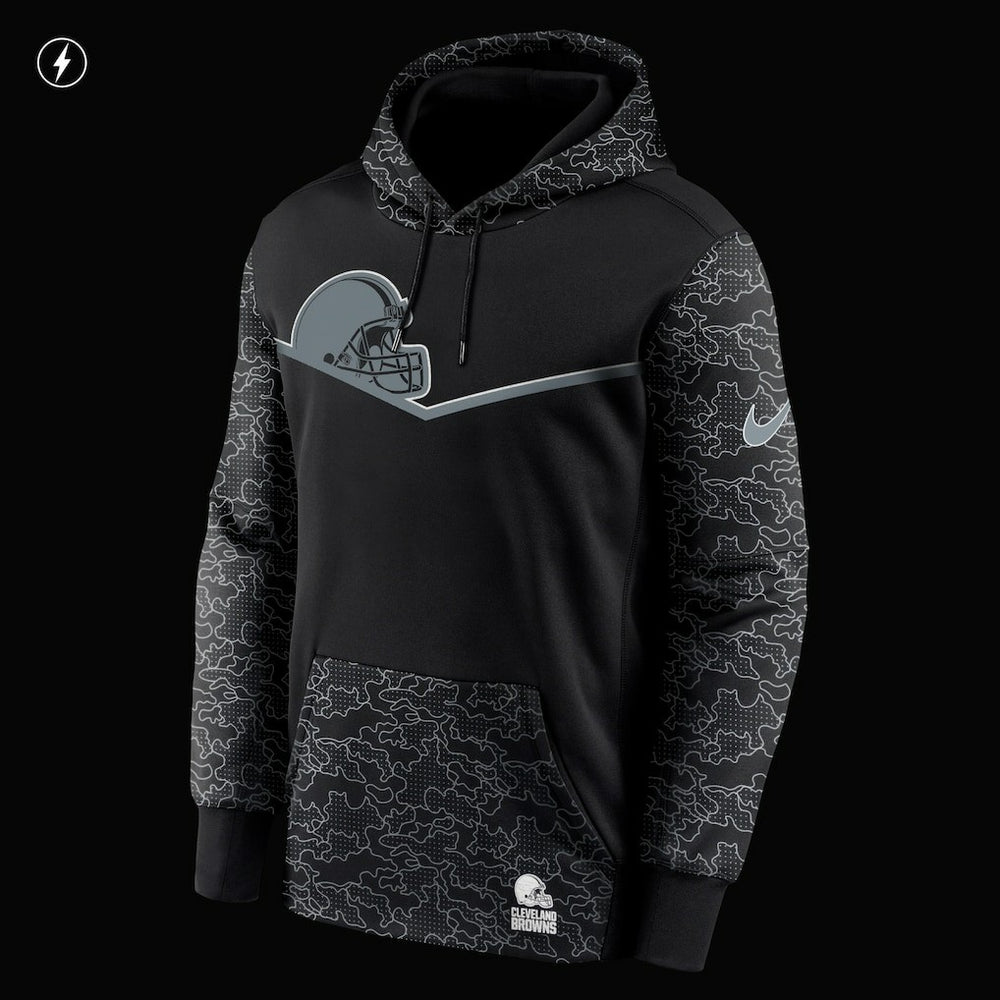 Cleveland Browns Nike RFLCTV Chevron Pullover Hoodie