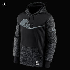Cleveland Browns Nike RFLCTV Chevron Pullover Hoodie