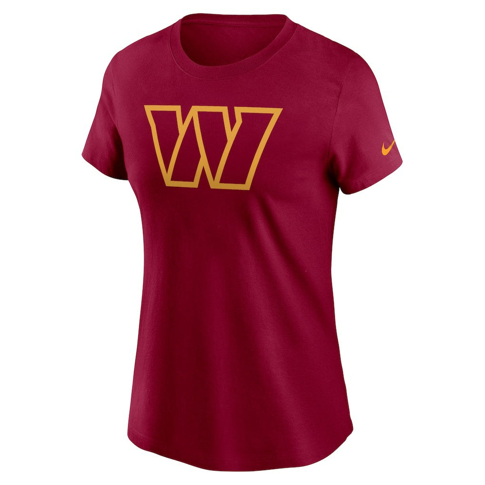 Washington Commanders Nike Women's Logo Cotton Essential T-Shirt