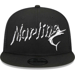 Miami Marlins New Era Street Trucker 9FIFTY Snapback Hat | MLB For sale