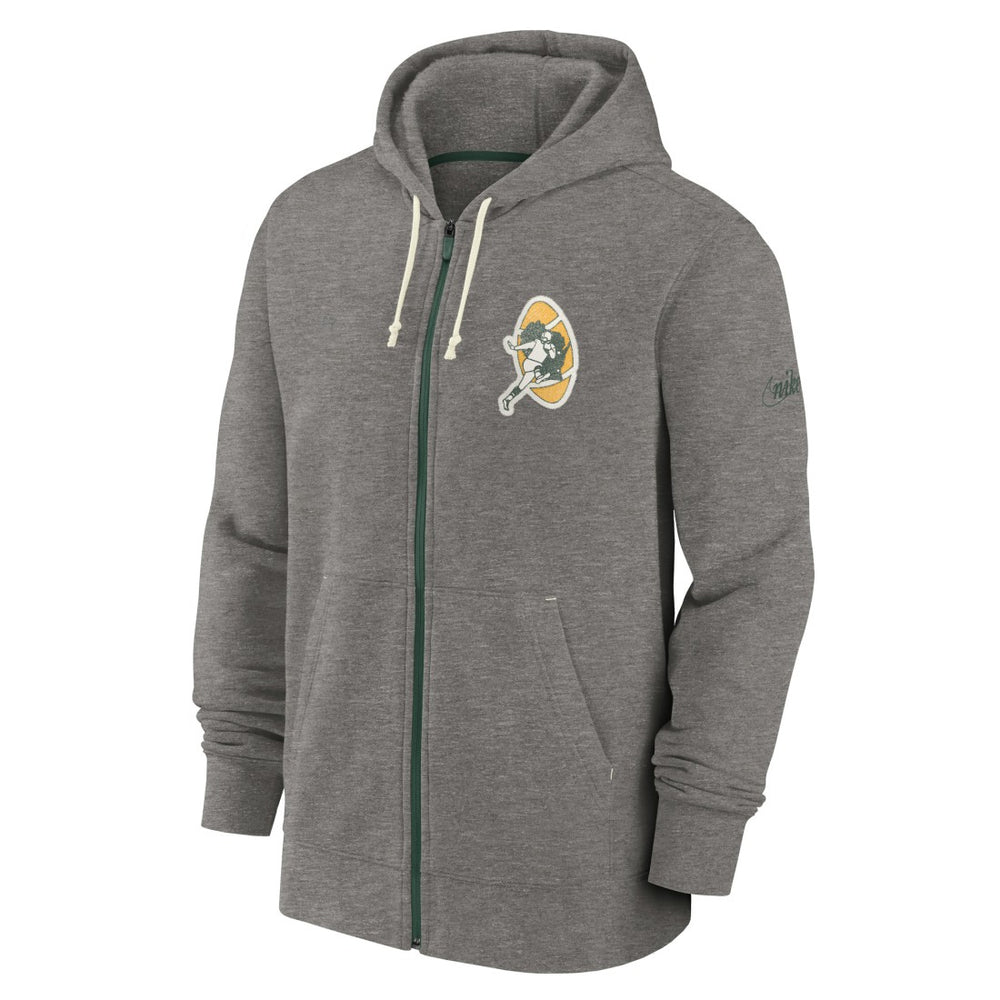 Green Bay Packers Nike Historic Lifestyle Full-Zip Hoodie