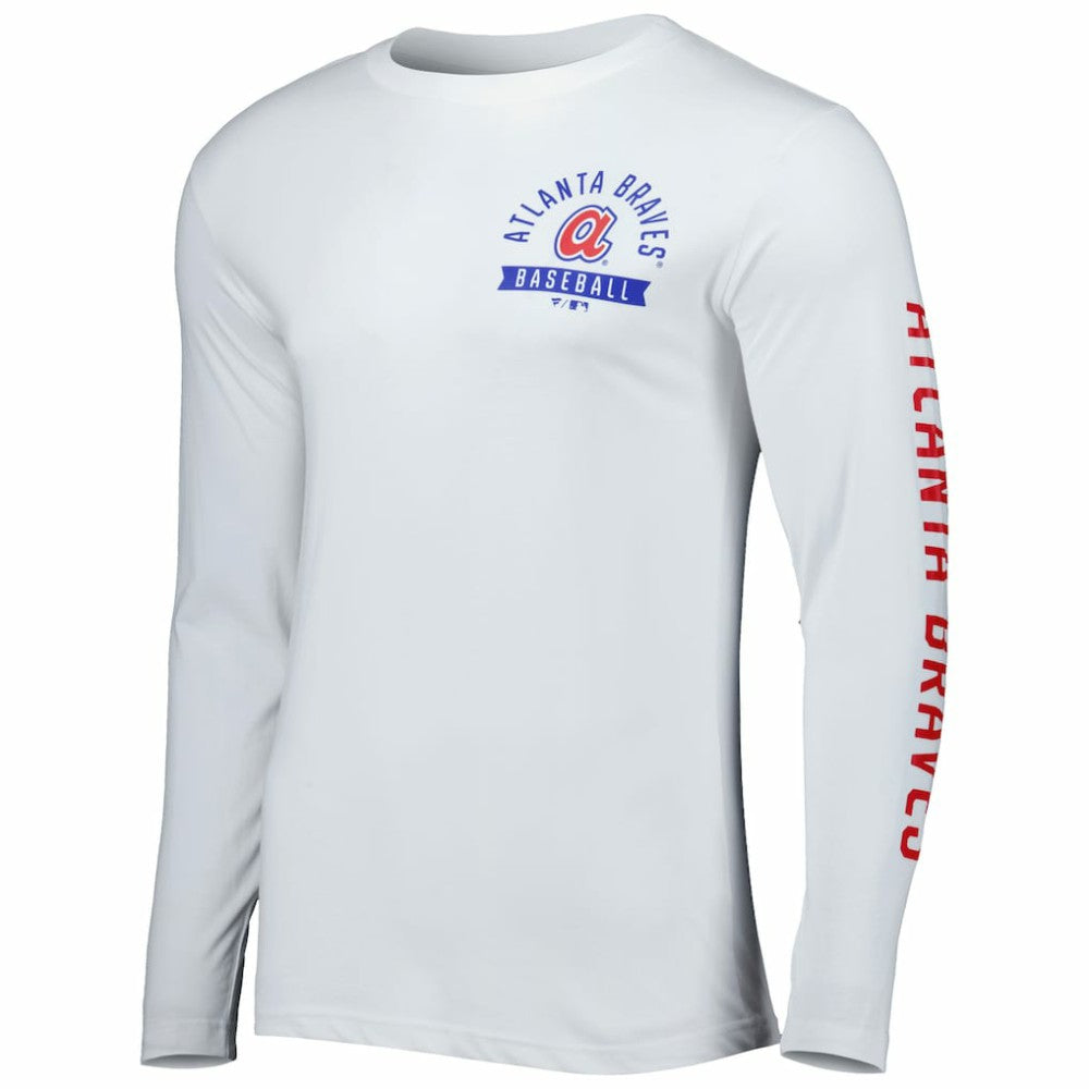 Atlanta Braves Fanatics Pressbox Long Sleeve T-Shirt | MLB Sale