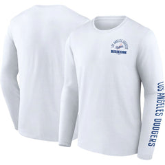 Los Angeles Dodgers Fanatics Pressbox Long Sleeve T-Shirt | MLB Outlet